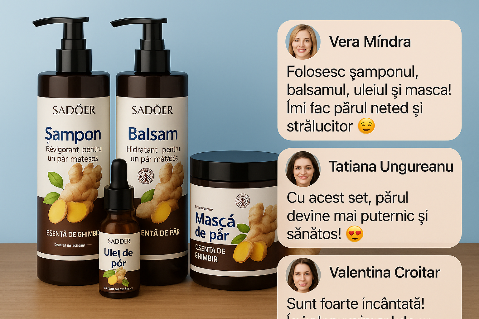 Set pentru ingrijirea parului