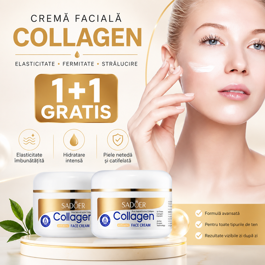 Crema Collagen hidratanta antirid 1+1 GRATIS