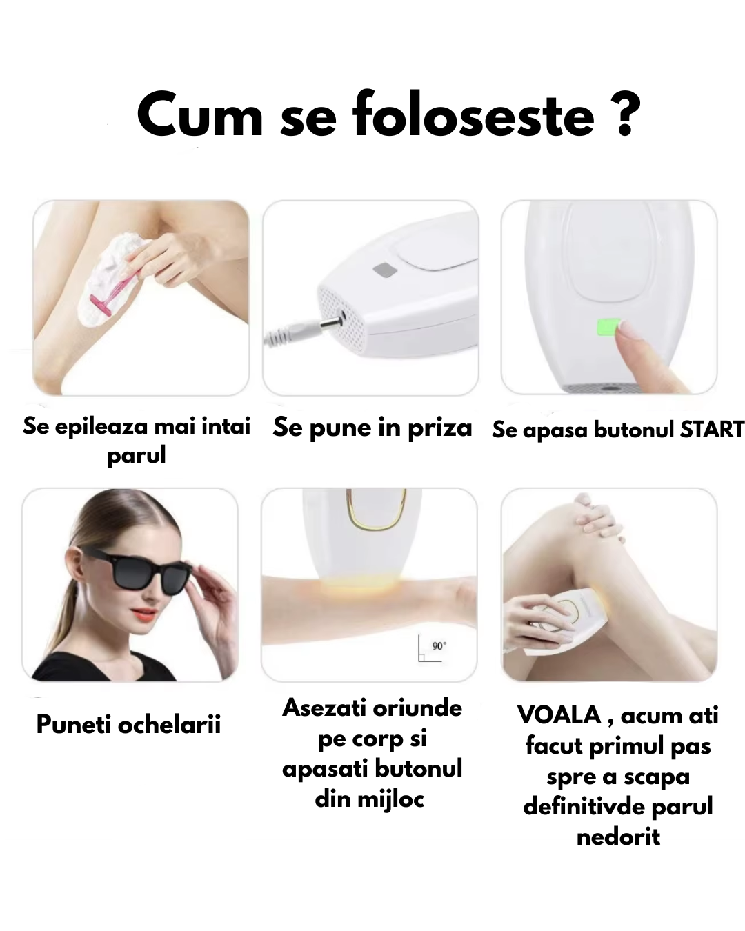 Epilator cu LASER