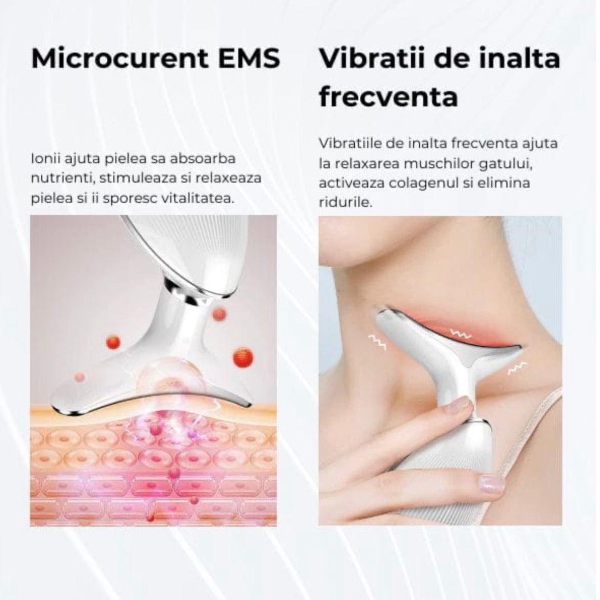 Dispozitiv Lifting Facial cu Micromasaj
