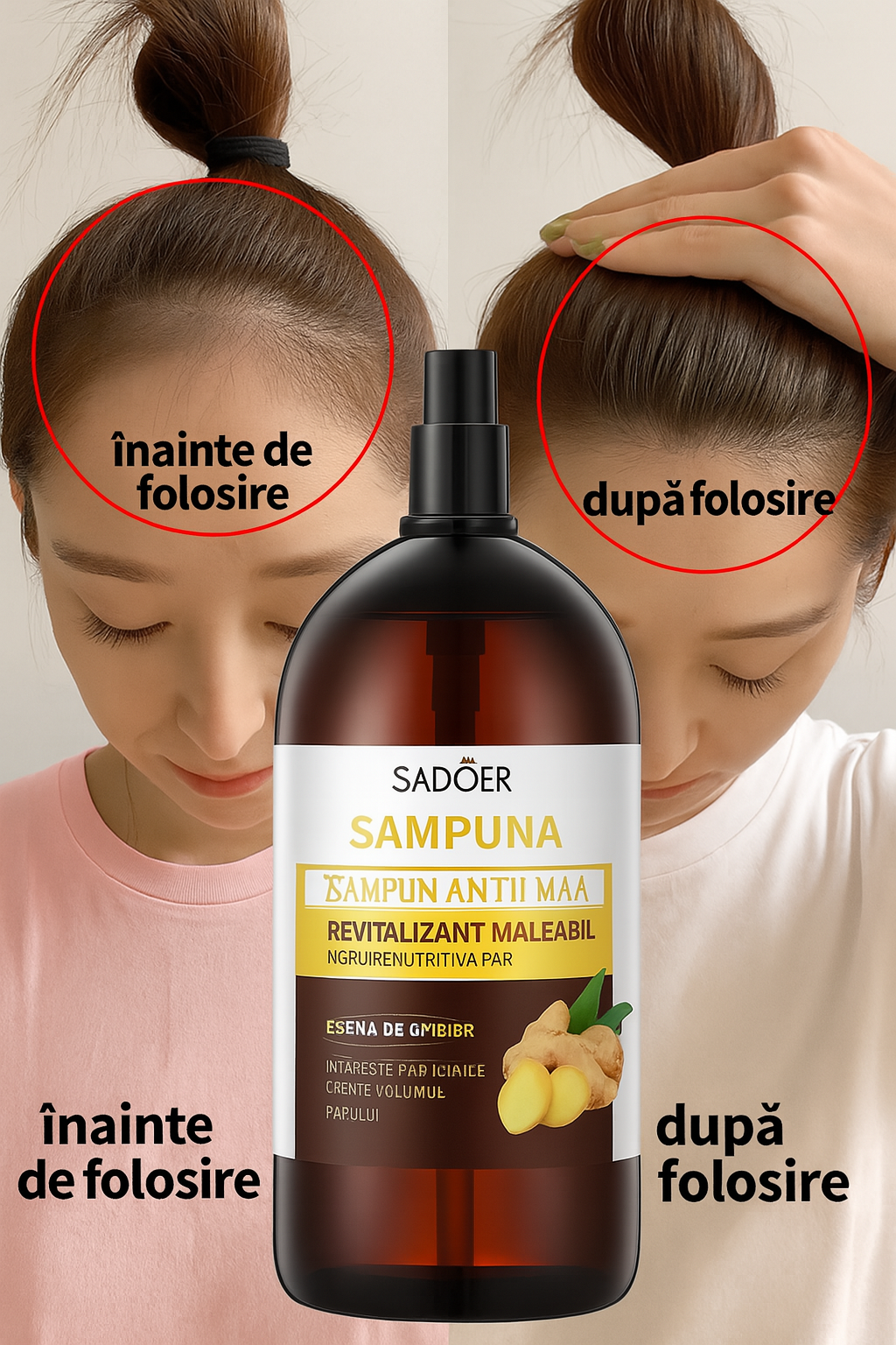 1+1 CADOU Samponul elixir de Ghimbir